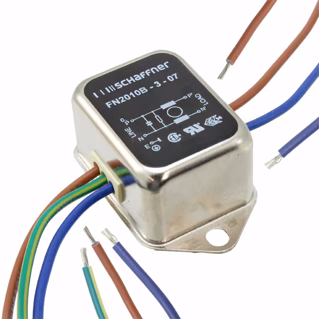 FN2010B-3-07 Schaffner EMC Inc.  Power Line Filter Modules